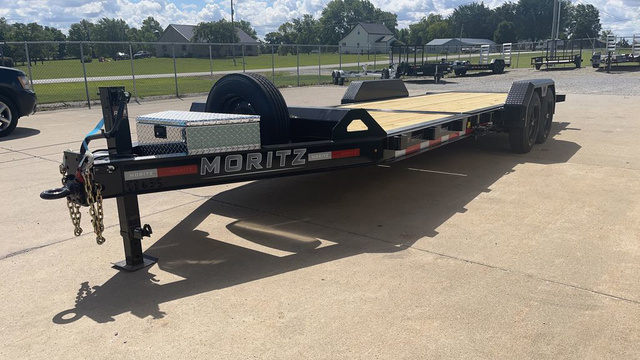 2026 Moritz International 7'X16'+6' GT 16K Tilt Equipment Trailer W/Spare in Delphos, ME