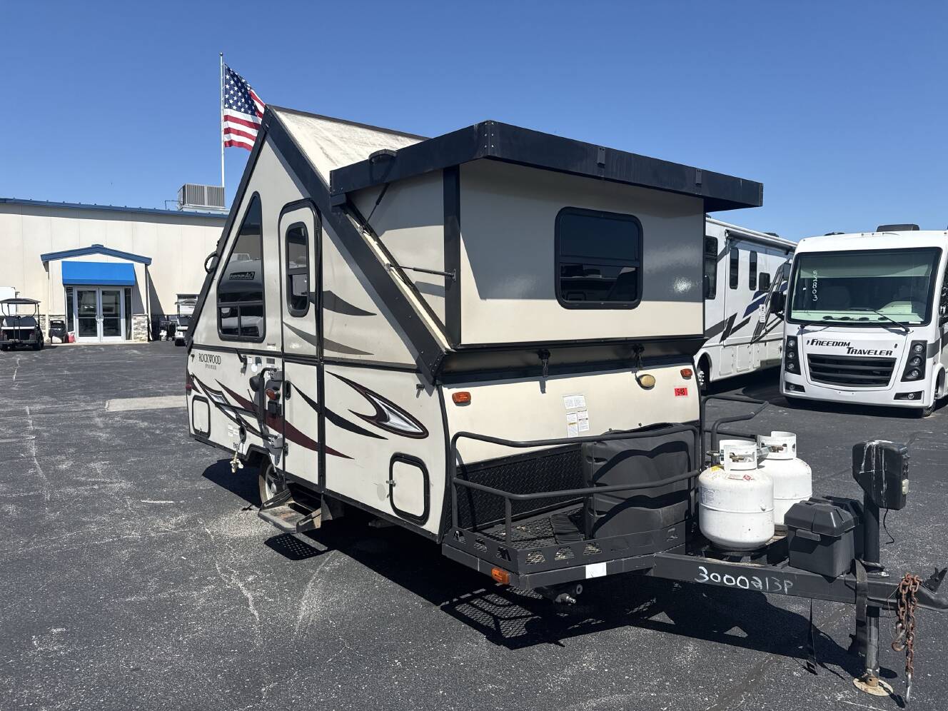 A photo of this 2018 Forest River ROCKWOOD ESP A213HWESP