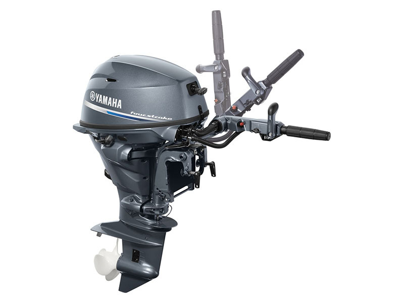 2021 Yamaha F15 Portable 15 in. Tiller ES Single Outboard Engine boat