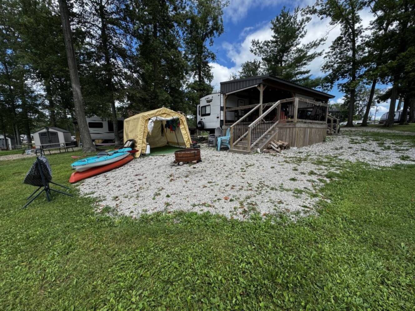 A photo of this 2021 Forest River Wildwood Midwest 36VBDS