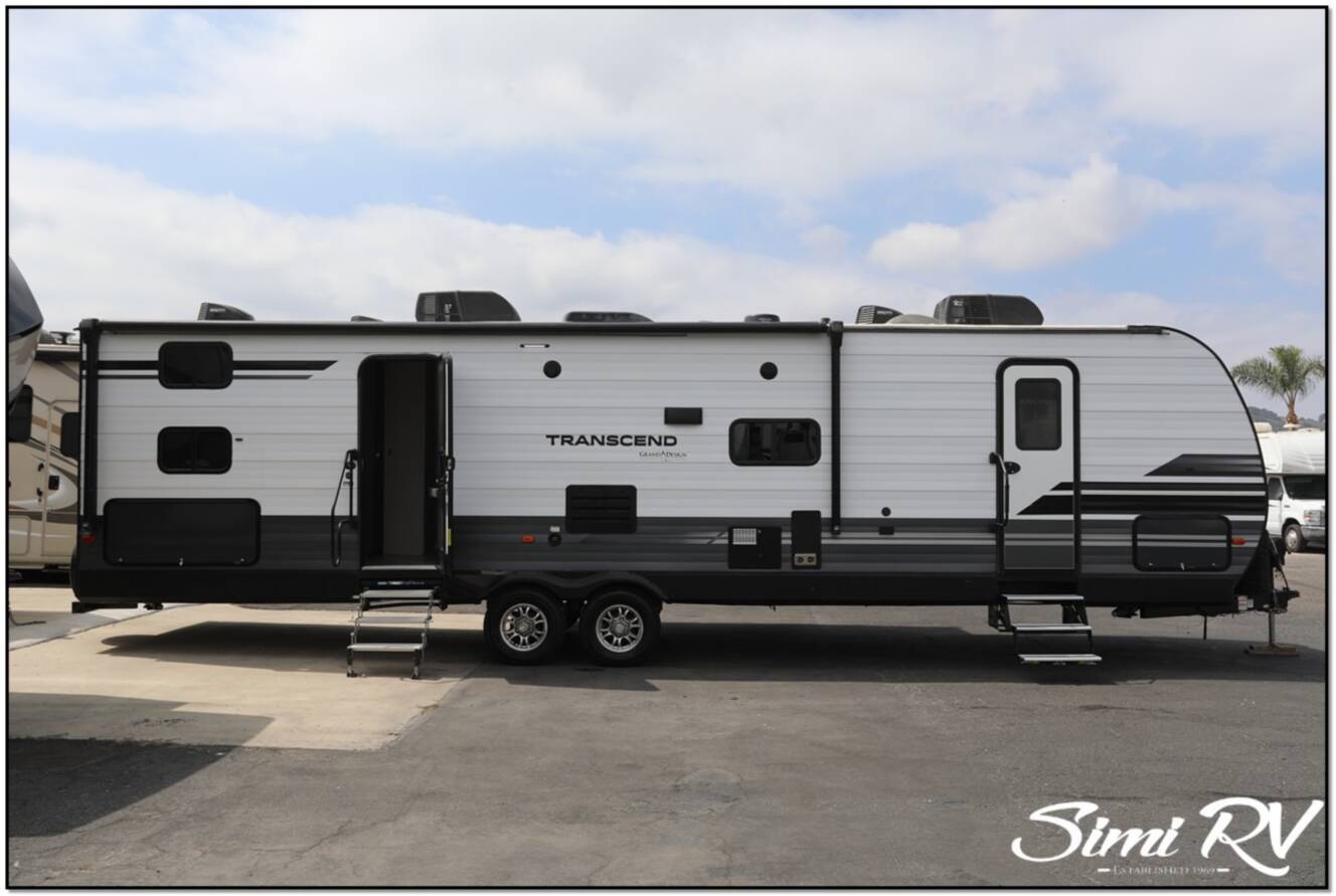A photo of this 2021 Grand Design Transcend 32BHS