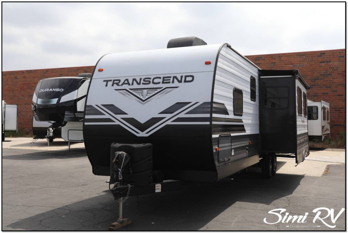 A photo of this 2021 Grand Design Transcend 32BHS