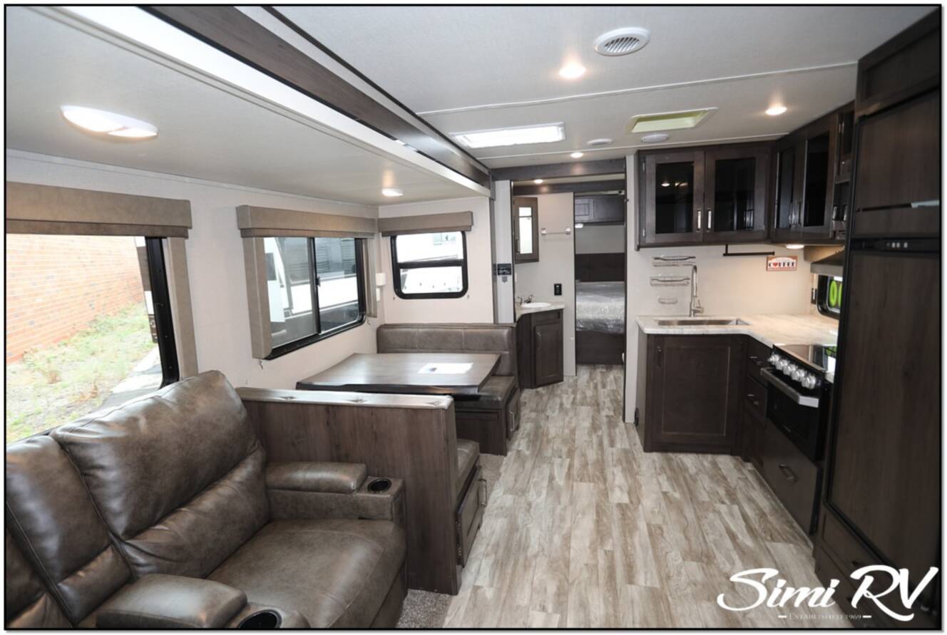 A photo of this 2021 Grand Design Transcend 32BHS