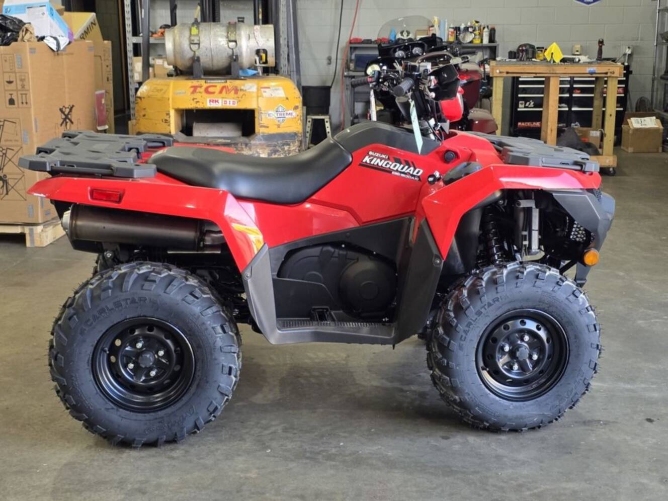 A photo of this 2025 Suzuki KingQuad 500AXi Power Steering