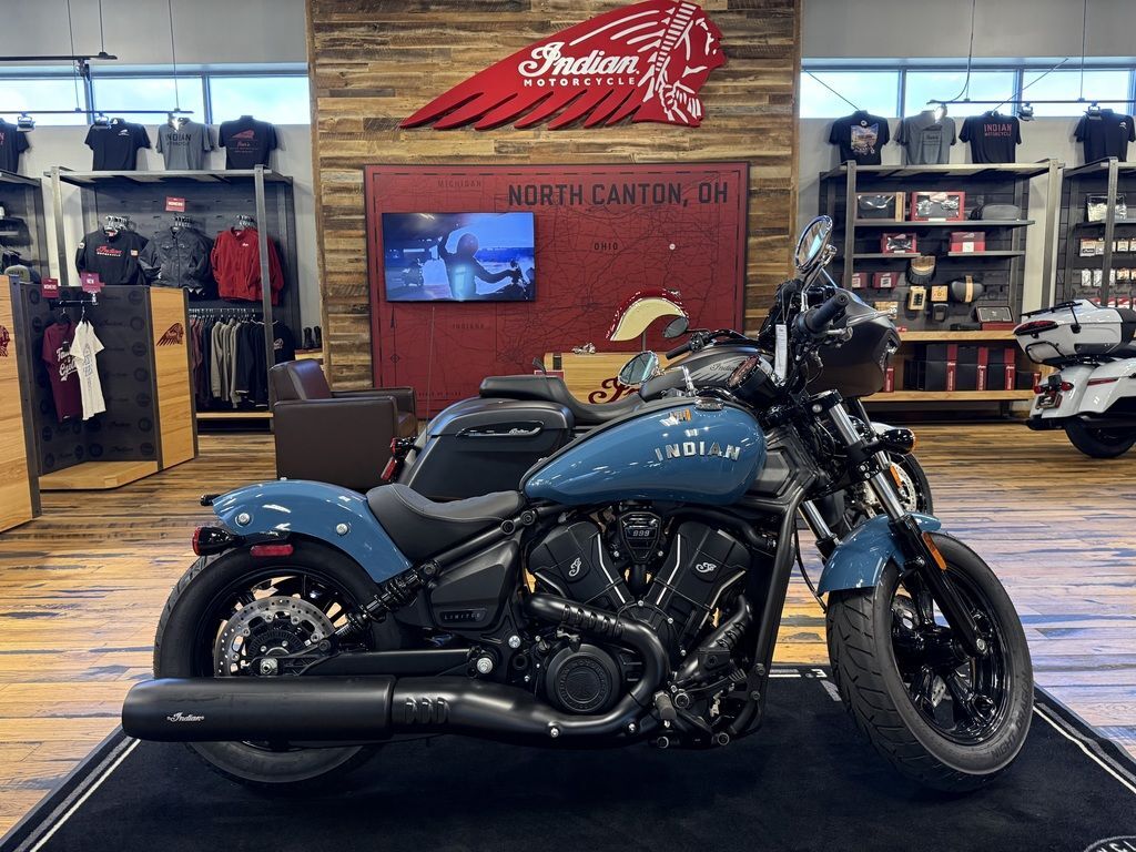 2026 Indian Motorcycle® Scout® Sixty Bobber Limited Storm Blue LIMITED in North Canton, OH