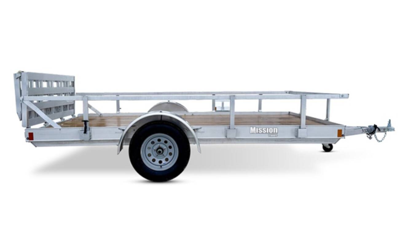 A photo of this 2025 Mission Trailers WR 2.0 Open Utility Trailers 72 - 80 in. Wide - MU72X1