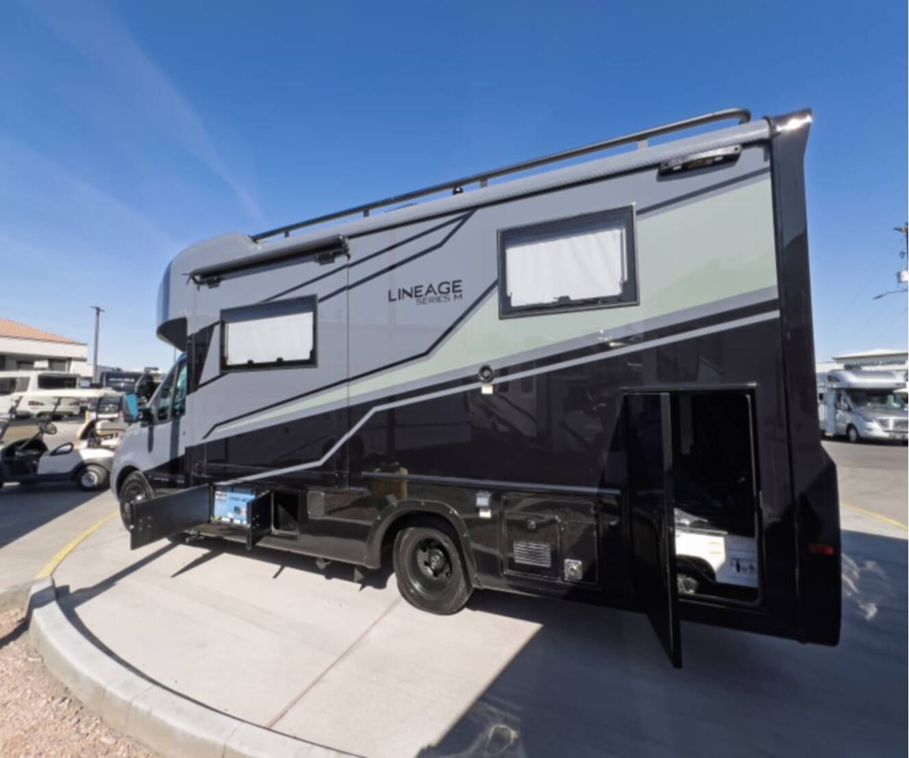 A photo of this 2026 Grand Design LINEAGE SERIES M 25TK-FBP