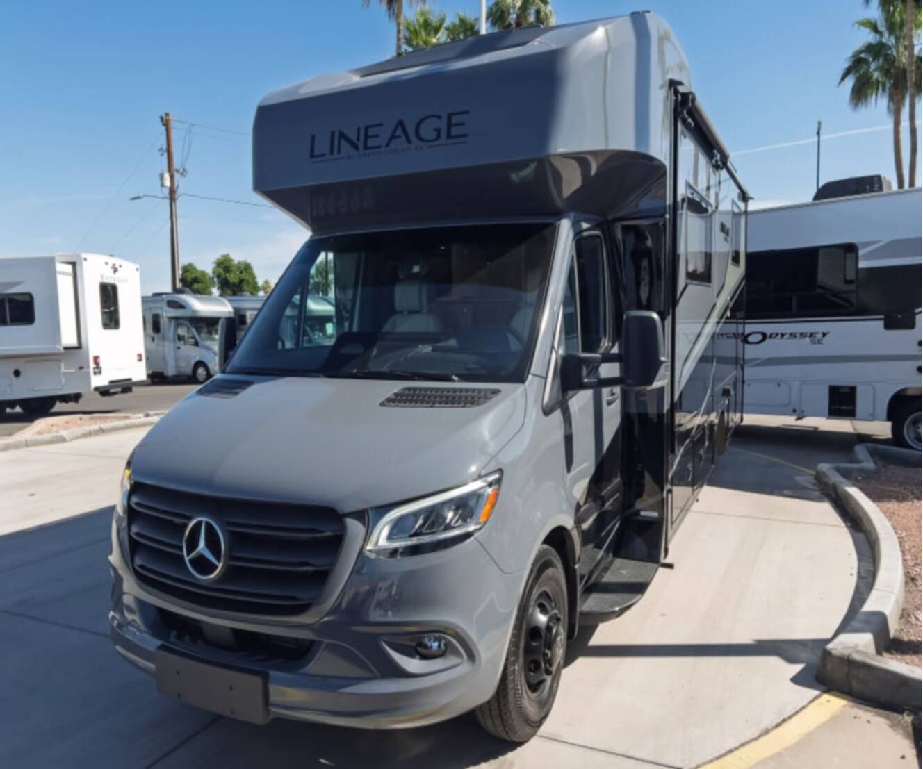 A photo of this 2026 Grand Design LINEAGE SERIES M 25TK-FBP