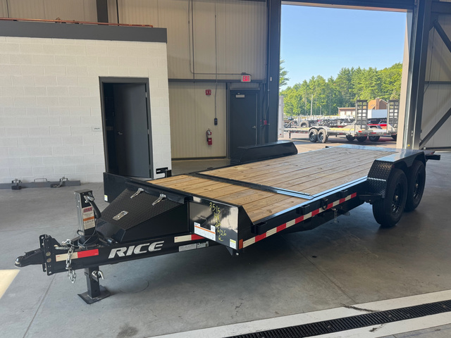 2026 RICE 7X16+4 Powder Coated 14K Partial Tilt Equipment Tr in Loudon, NH