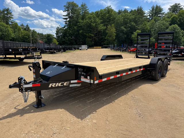 2026 RICE 7X22 Powder Coated 16K Economy Equipment Trailer W in Loudon, NH