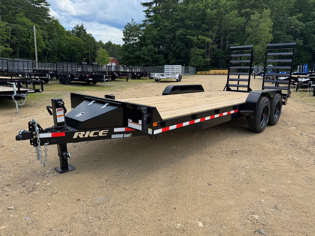 2026 RICE 7X20 Work Series 16K Equipment Trailer W/Stand-Up in Loudon, NH