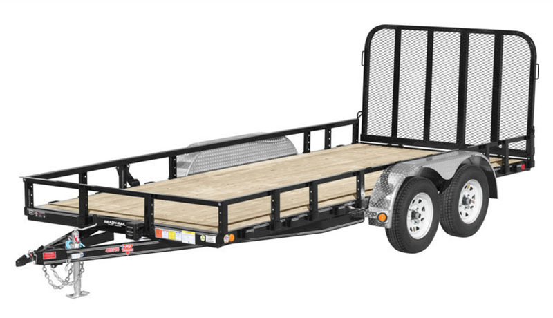 2022 PJ Trailers 83 in. Tandem Axle Channel Utility (UL) 20 ft. in Marquette, MI