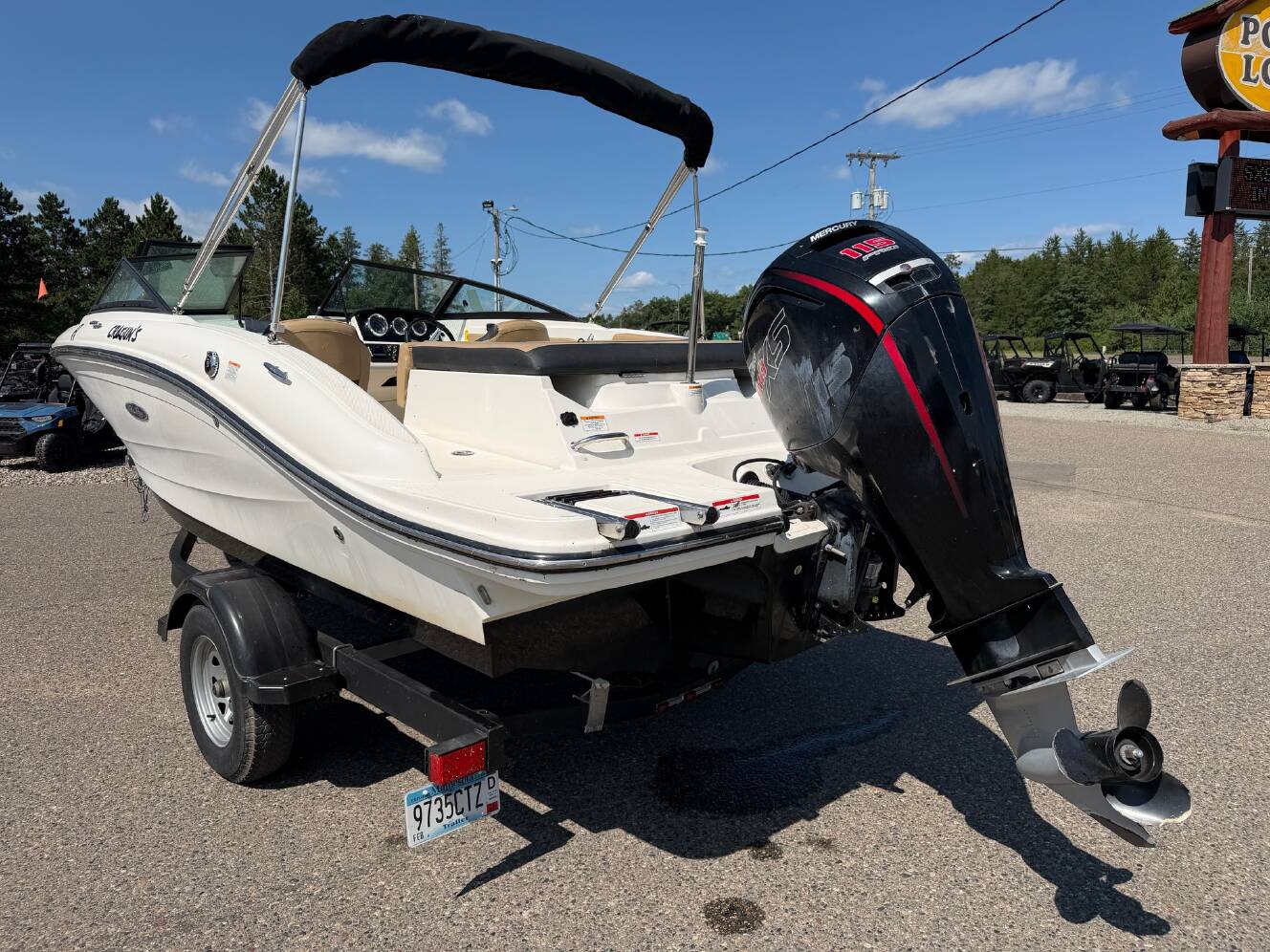 A photo of this 2021 Sea Ray SPX 190
