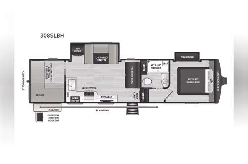 2026 Keystone Rv Arcadia Super Lite 308SLBH in theodore AL