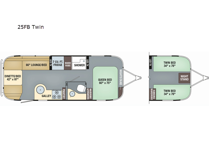 2025 Airstream Trade Wind 25FB Twin in grand rapids MI