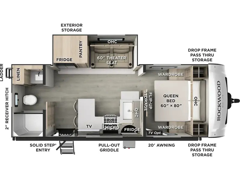 2027 Forest River Rv Rockwood Mini Lite 2525RB in moyock NC