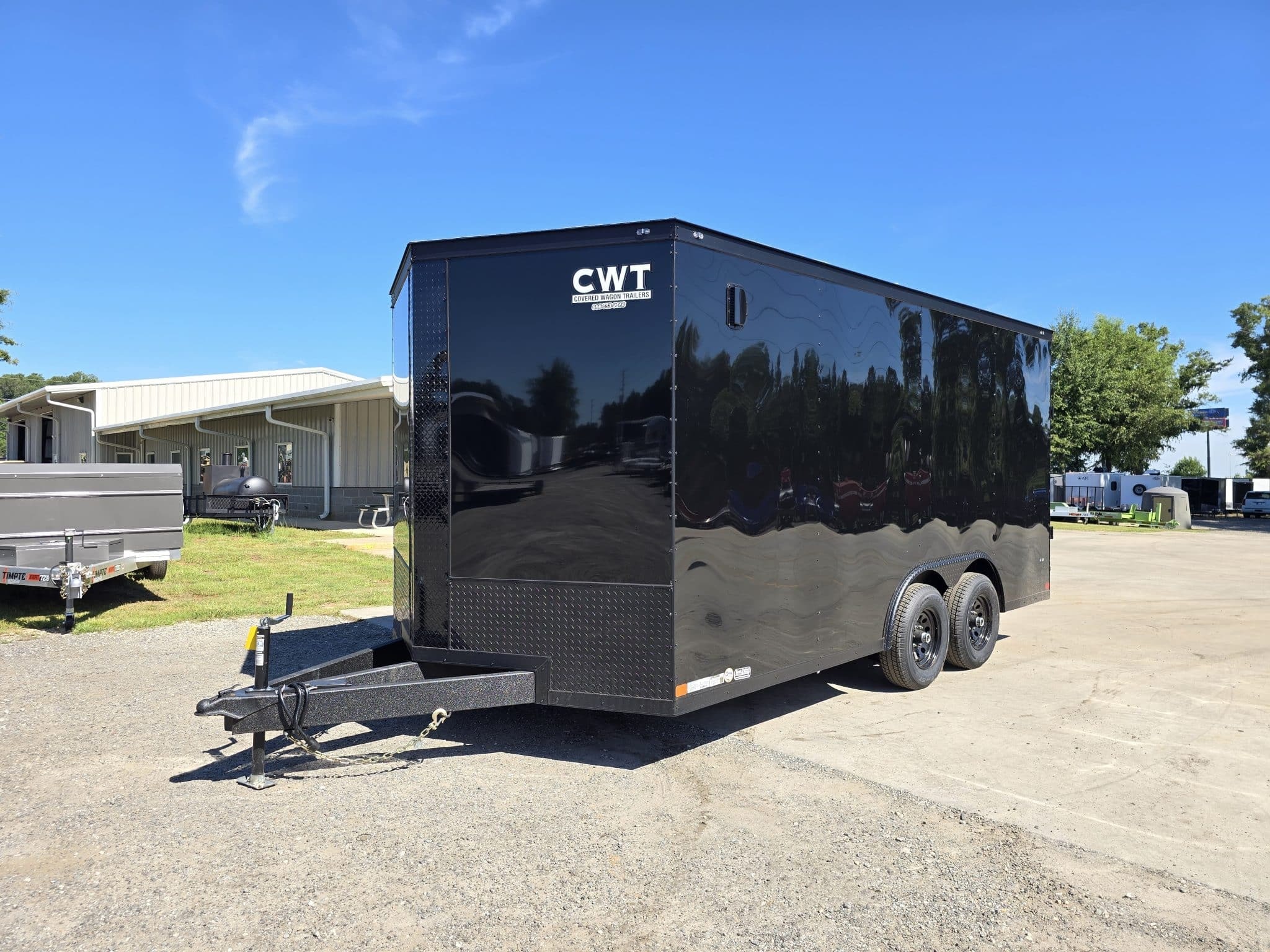 2026 Covered Wagon Trailers 7X18 Tandem Axle 10K Enclosed Trailer With 7' Interior in Byron, GA