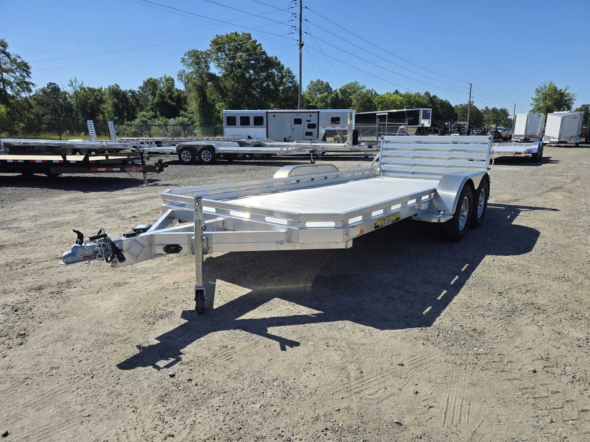 2027 Aluma 7816 Tandem Axle Aluminum Trailer With Bifold Tailgate in Byron, GA