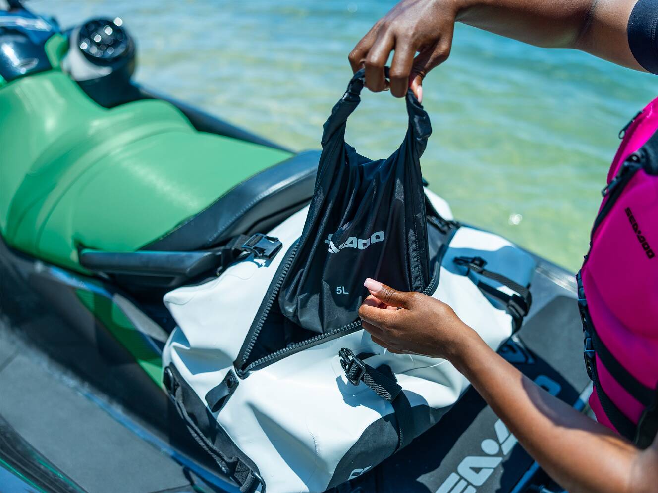 A photo of this 2026 Sea-Doo GTI SE 170 Tech Package, Audio, iDF, iBR