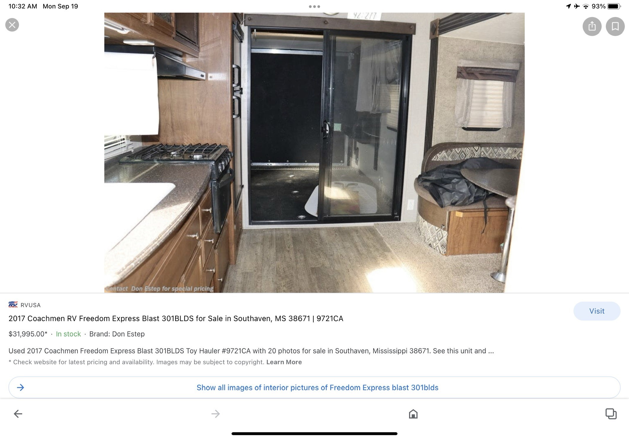 2018 Coachmen FREEDOM EXPRESS BLAST 301BLDS RV