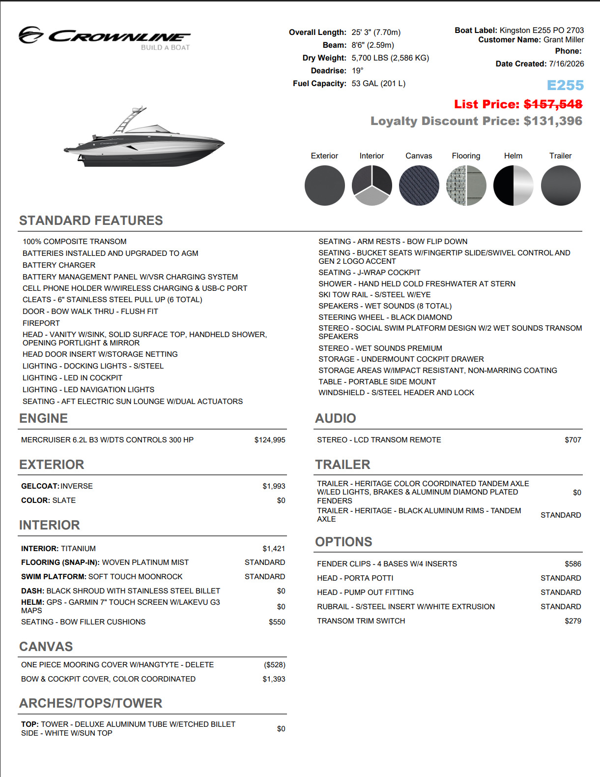 2027 Crownline E255 SURF in kingston OK