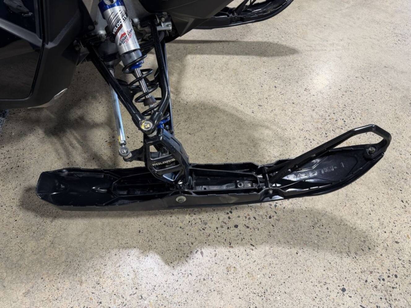 A photo of this 2025 Polaris® Boost Switchback Assault 146 Shadow Gray / Gloss Black