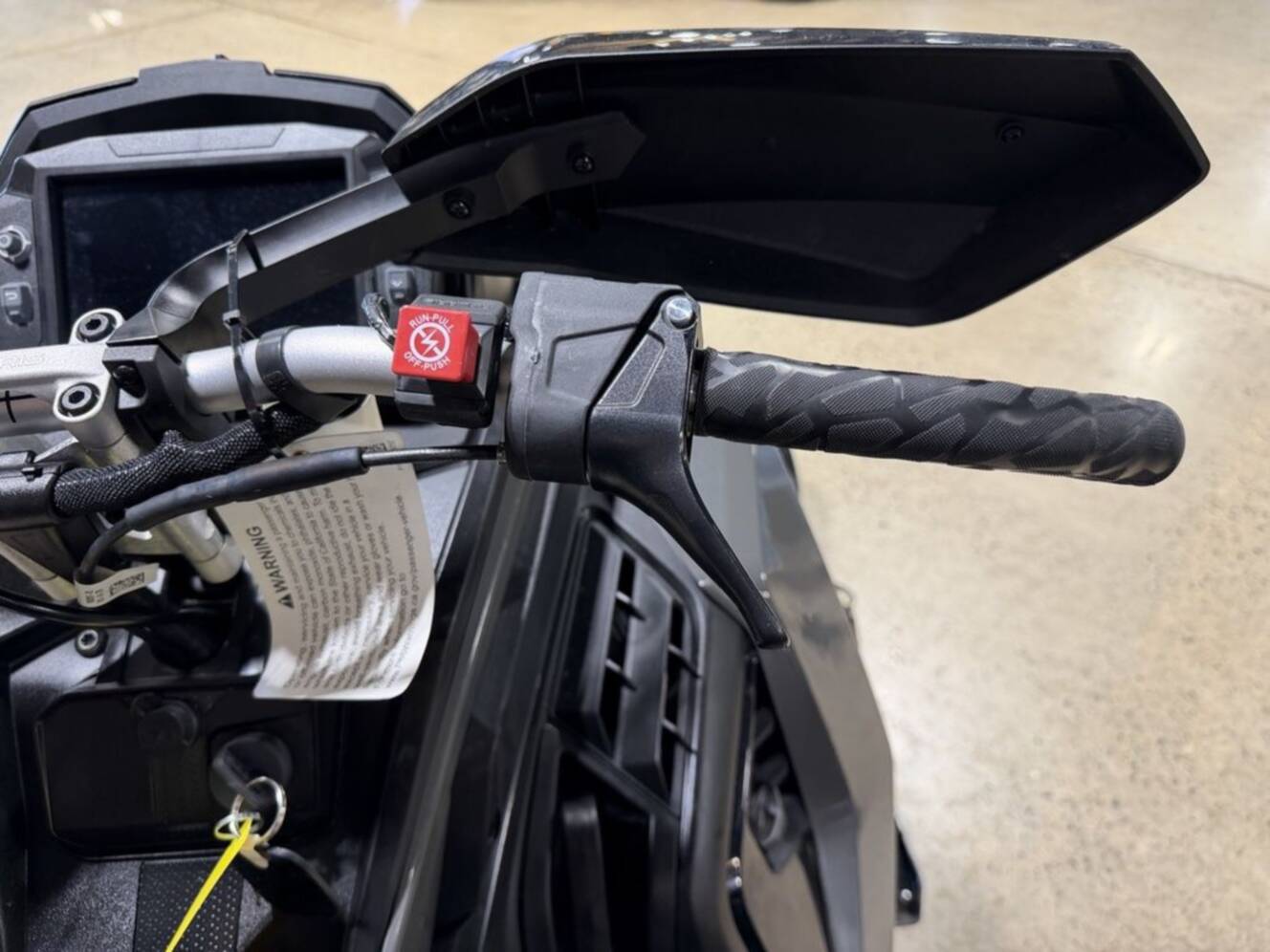 A photo of this 2025 Polaris® Boost Switchback Assault 146 Shadow Gray / Gloss Black