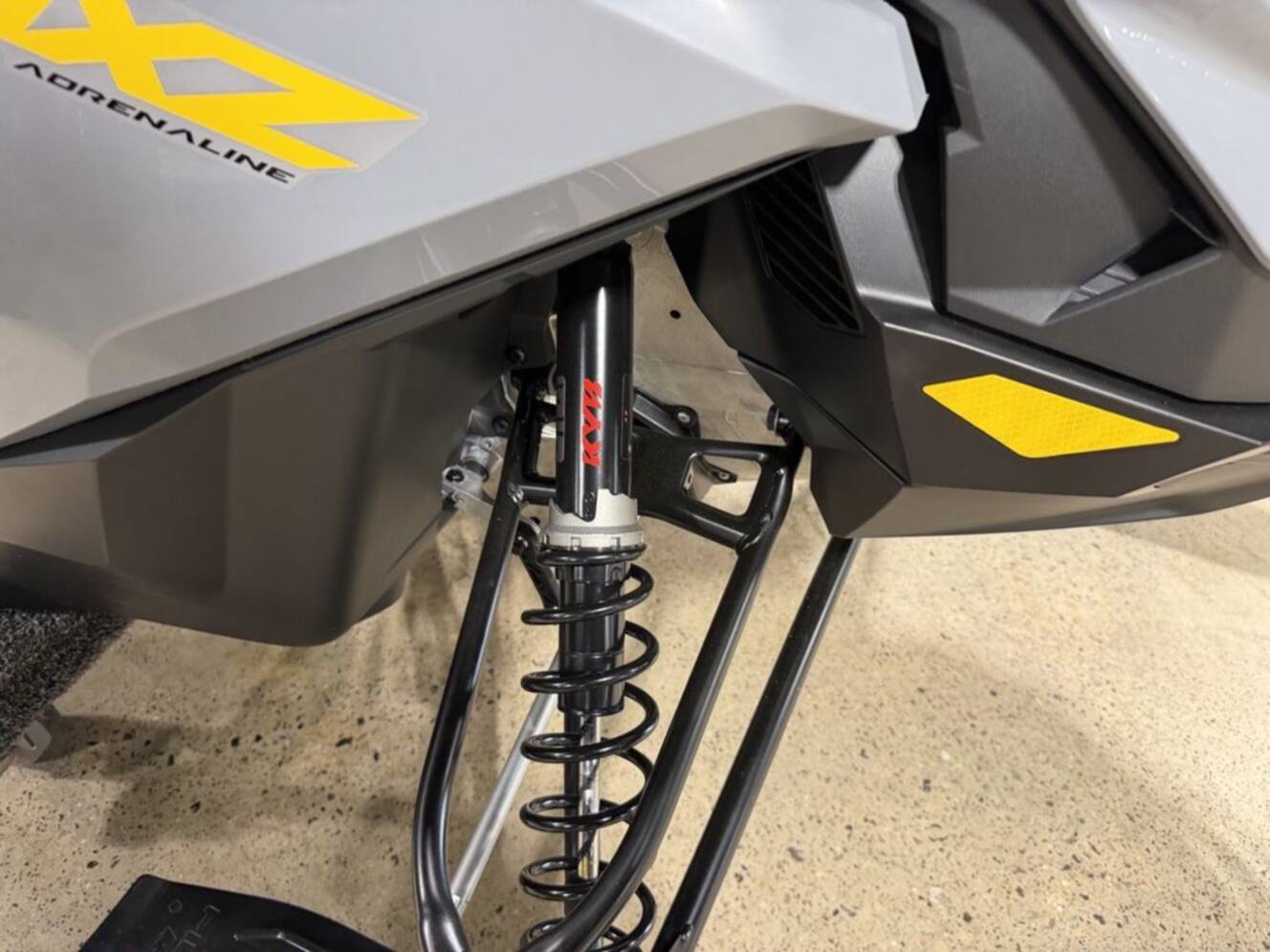 A photo of this 2026 Ski-Doo MXZ® Adrenaline® 600R E-TEC 137_Grey