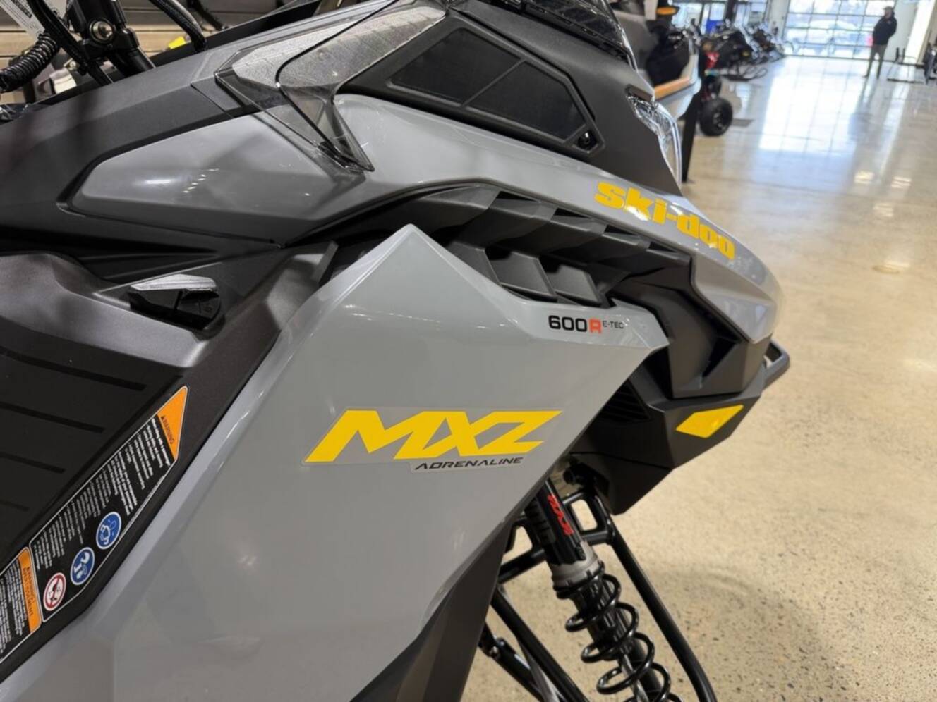 A photo of this 2026 Ski-Doo MXZ® Adrenaline® 600R E-TEC 137_Grey