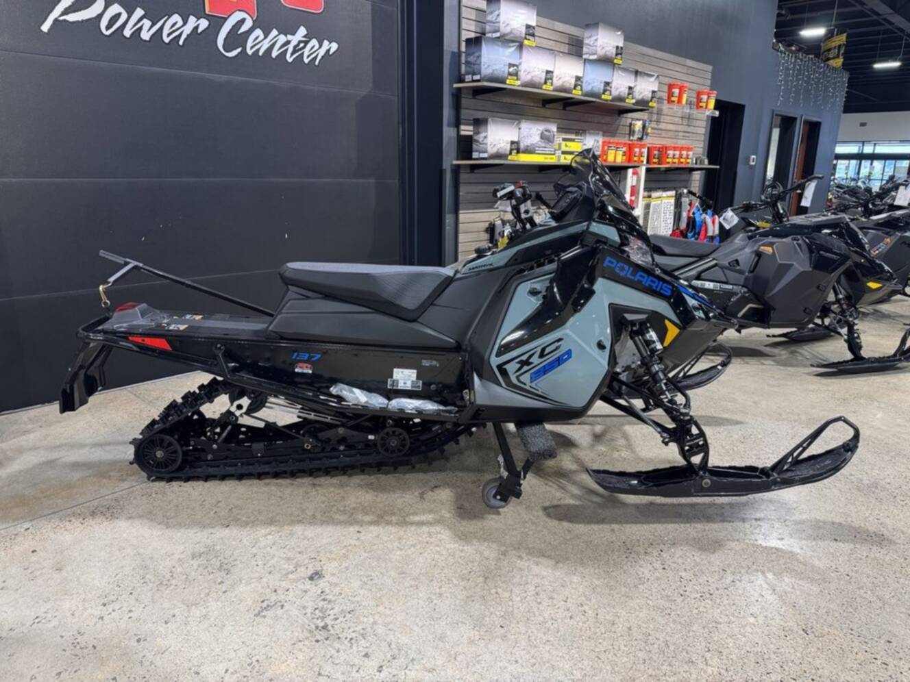A photo of this 2026 Polaris® 850 INDY XC 137 Hemlock Blue / Black / Velocity Blue