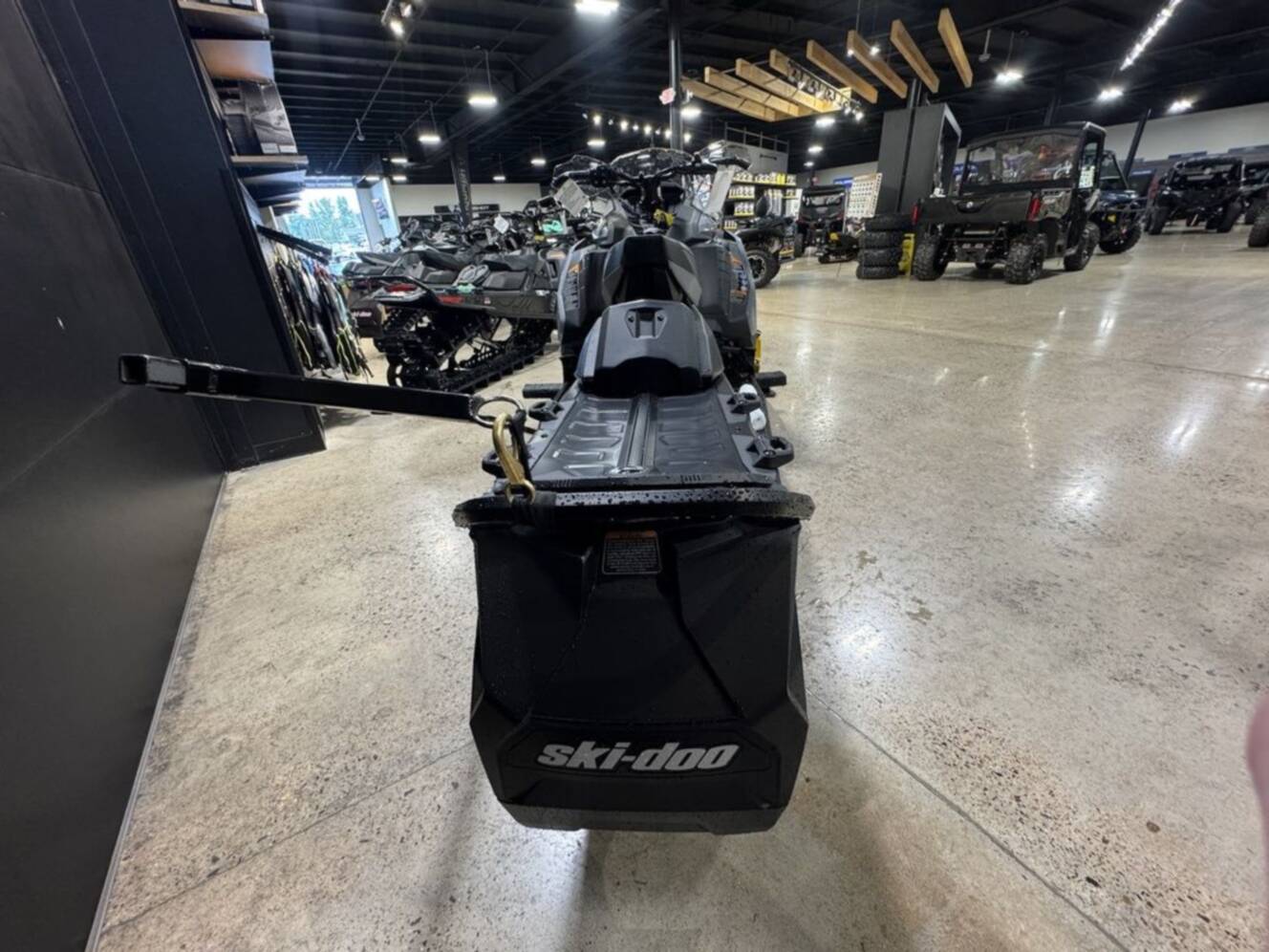 A photo of this 2026 Ski-Doo MXZ® Adrenaline® 850 E-TEC 137_Grey