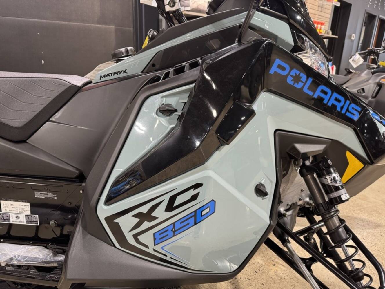 A photo of this 2026 Polaris® 850 INDY XC 137 Hemlock Blue / Black / Velocity Blue