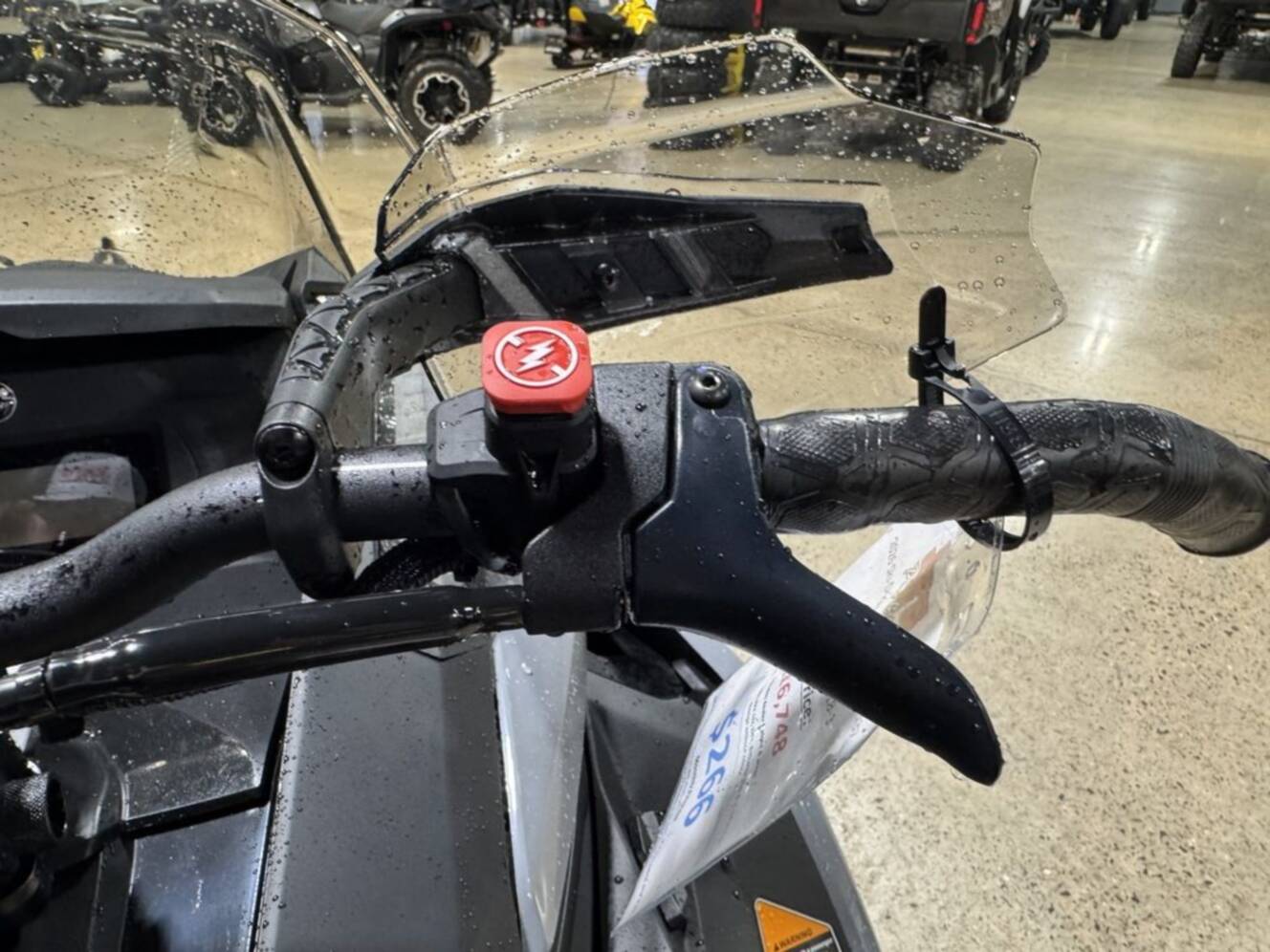 A photo of this 2026 Ski-Doo MXZ® Adrenaline® 850 E-TEC 137_Grey