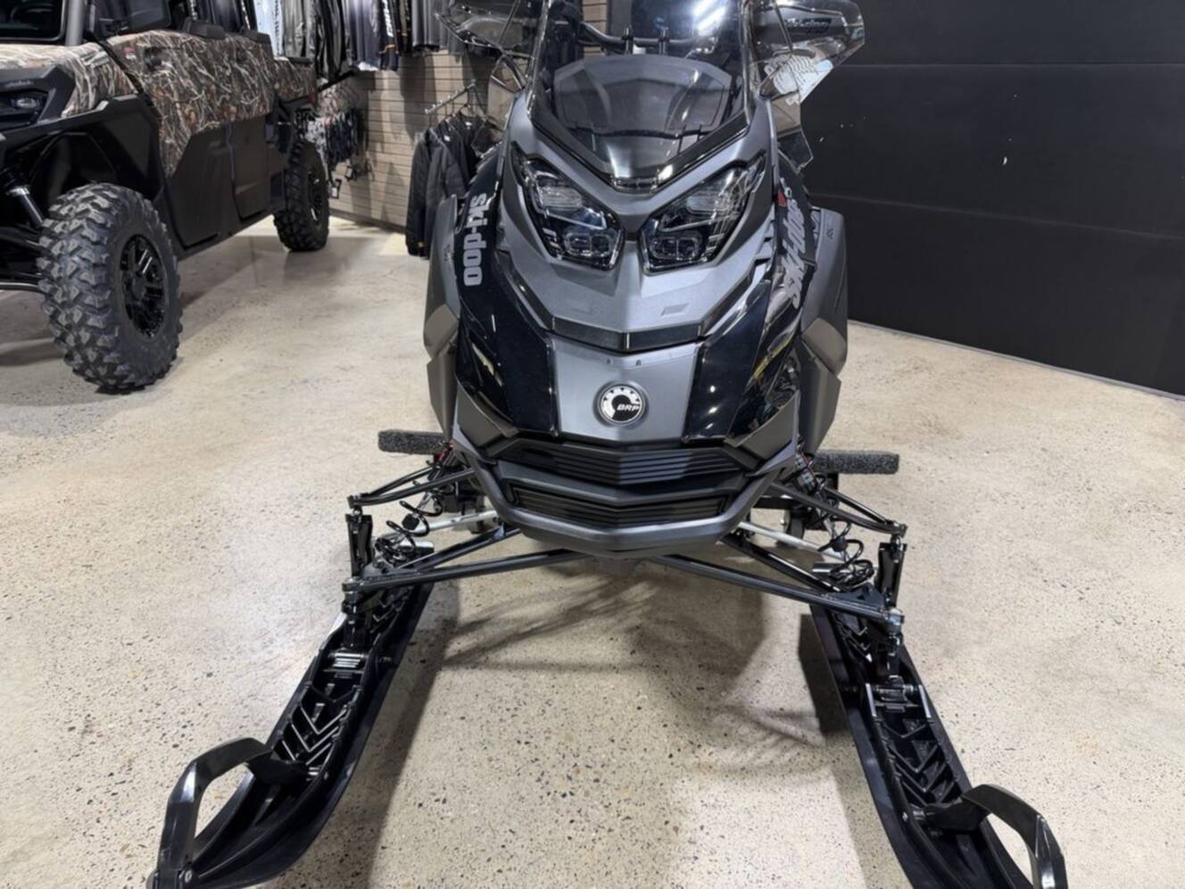A photo of this 2026 Ski-Doo Backcountry Adrenaline® 850 E-TEC Storm 1.5_Black