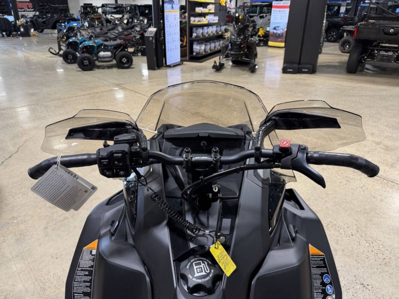 A photo of this 2026 Ski-Doo Backcountry Adrenaline® 850 E-TEC Storm 1.5_Black