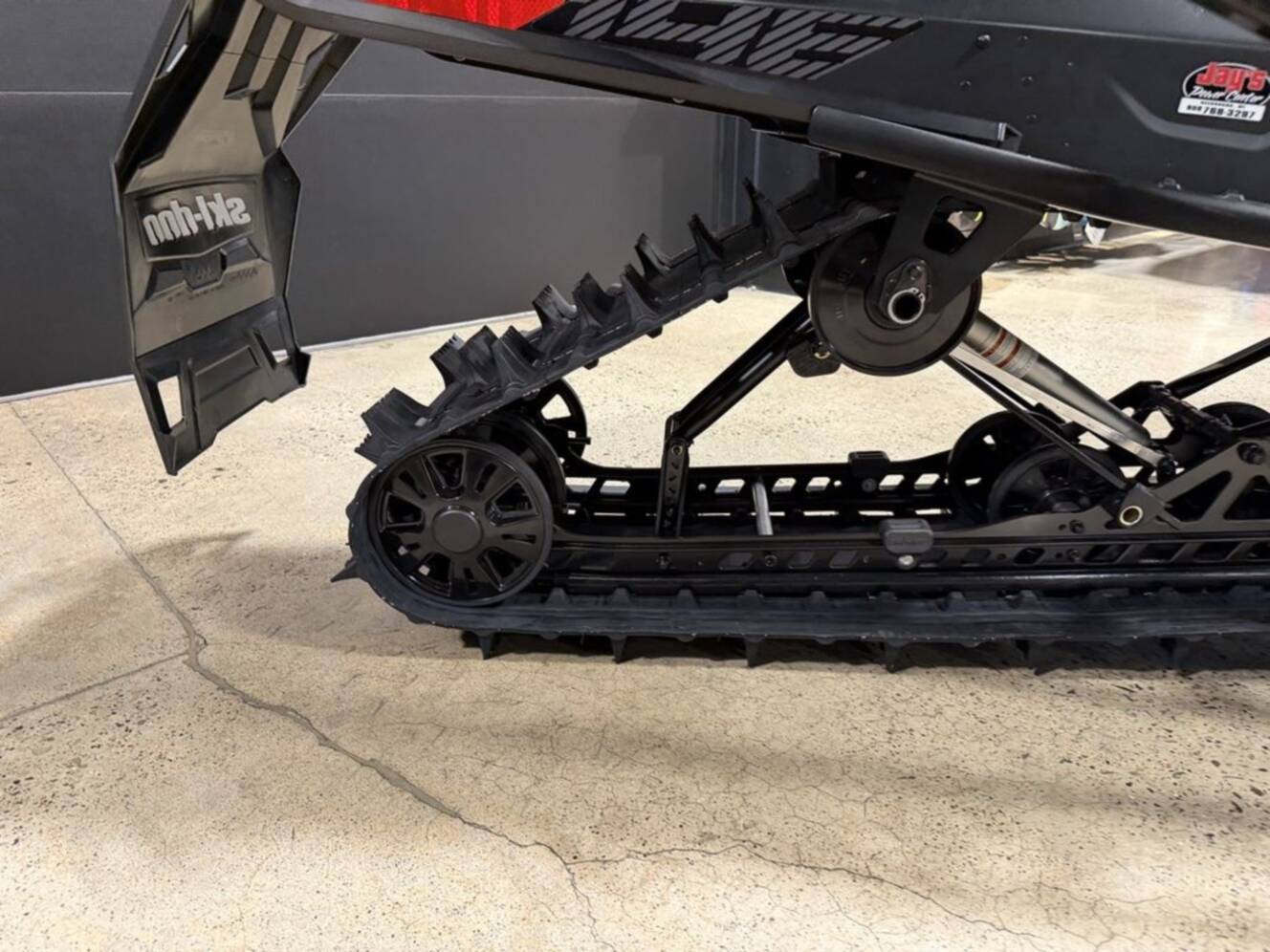 A photo of this 2026 Ski-Doo Backcountry Adrenaline® 850 E-TEC Storm 1.5_Black