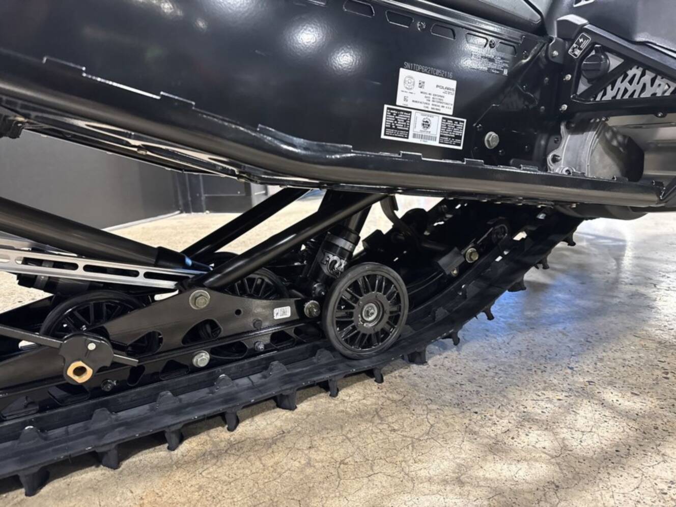 A photo of this 2026 Polaris® 650 INDY XC 137 Gloss Black / Blue Dusk