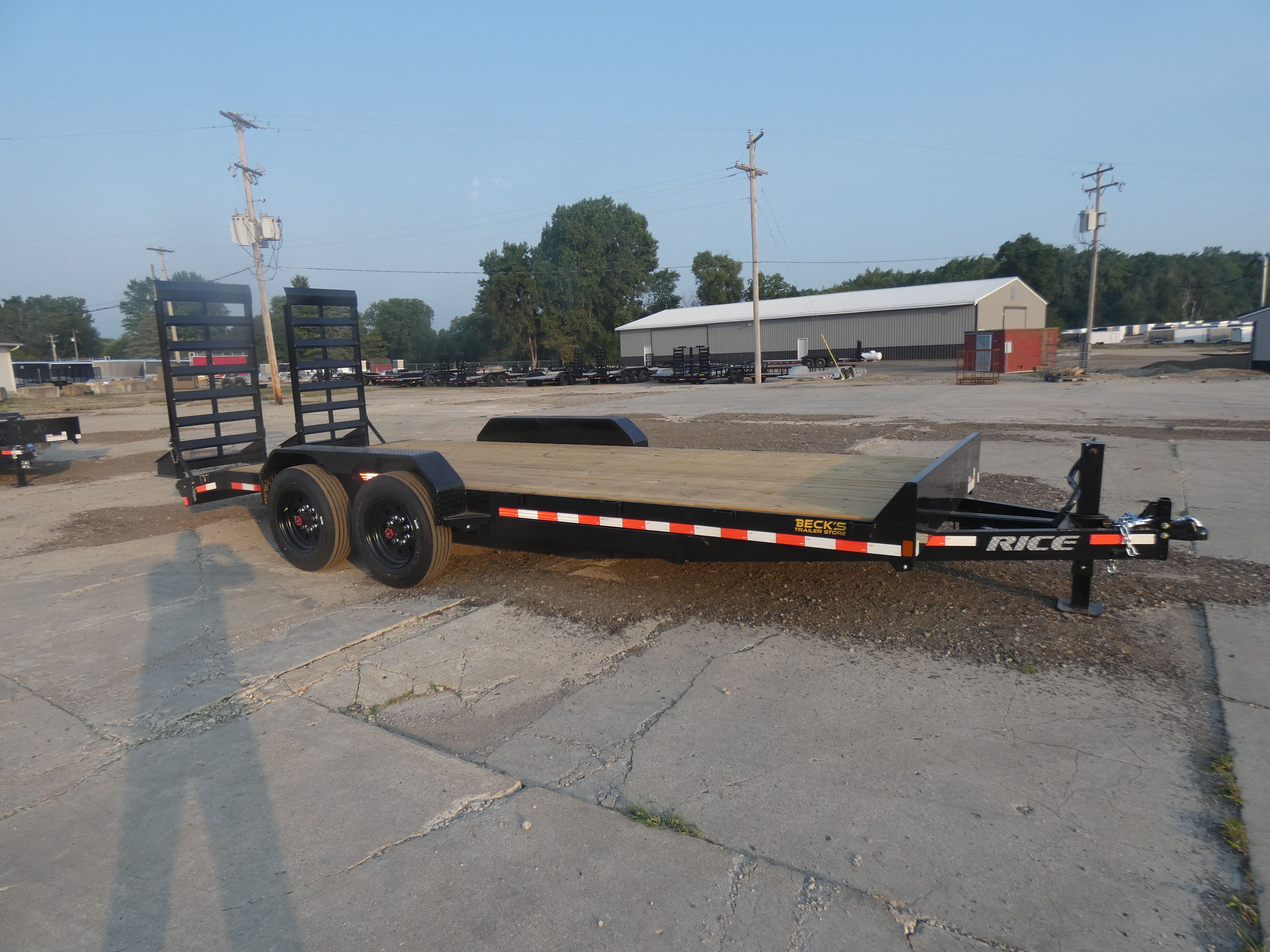 2026 Rice Trailers 7' x 20' Open Equipment Trailer - 8k Axle Upgrade - Fle in Saint Johns, MI