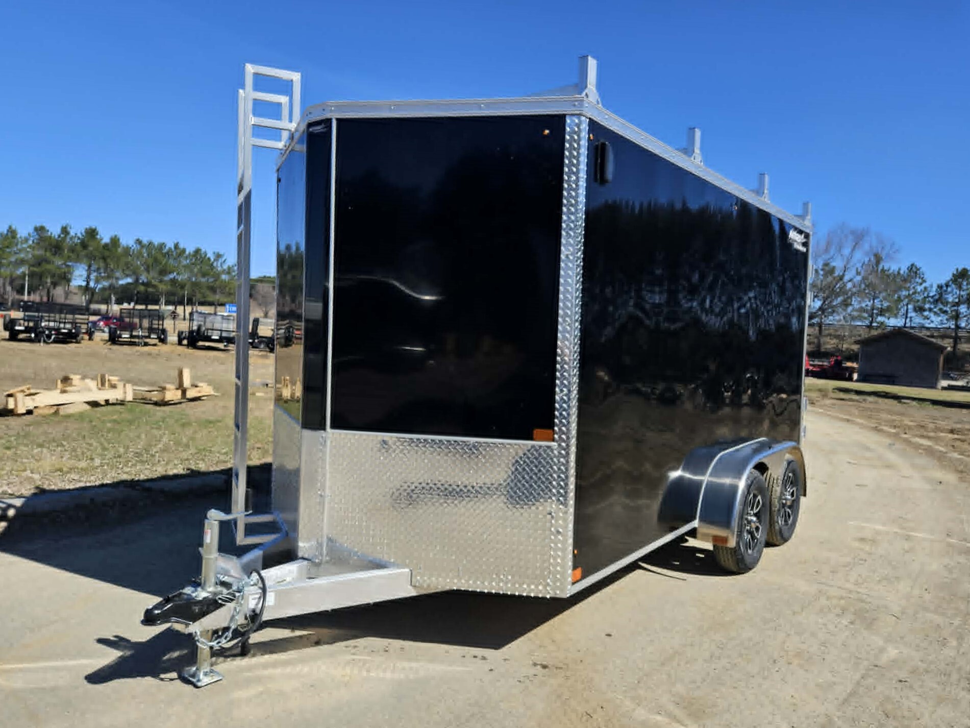 2025 Nitro 7x14 Sports Contractor Trailer w/Barn Doors, Ramps & La in Houlton, NE