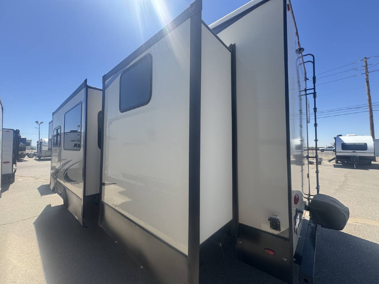 A photo of this 2021 Forest River Rv Sandpiper 384QBOK