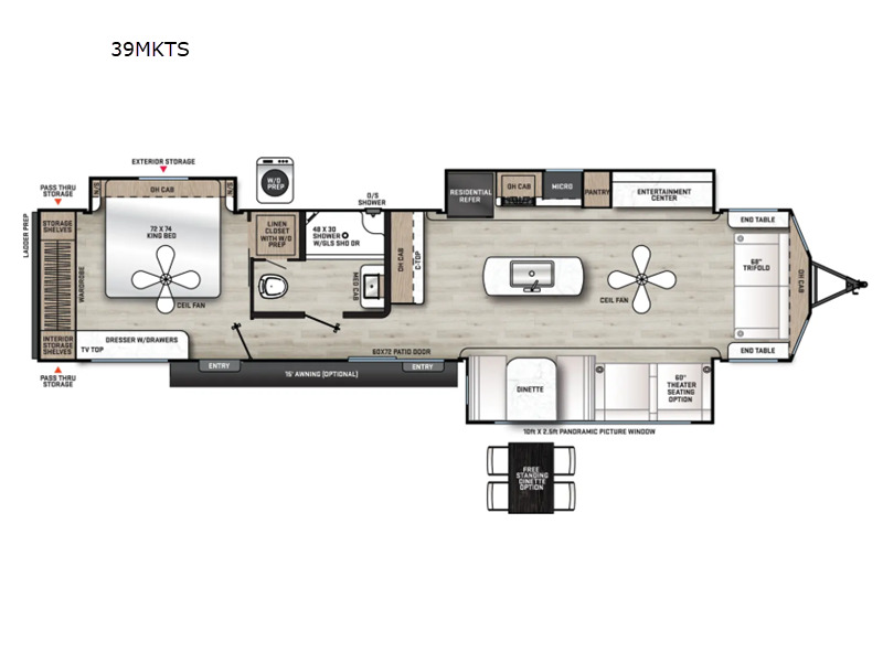 2027 Coachmen Rv Catalina Destination Series 39MKTS in bunker hill IN