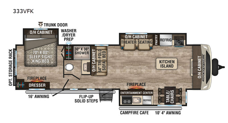 2019 Venture Rv SportTrek Touring Edition 333VFK STT333VFK in eden ID