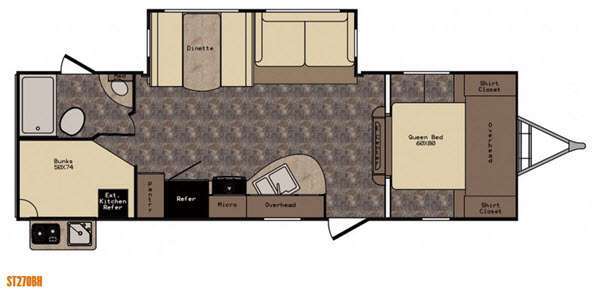 2016 Crossroads Rv Sunset Trail Super Lite ST270BH in ellington CT