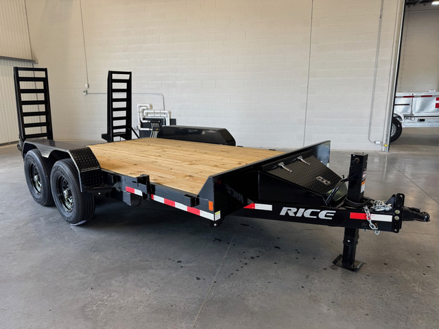 2025 RICE 7X14 14K Lowpro Equipment Trailer W/Ramps & Toolbo in Loudon, NH