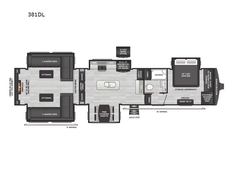 2026 Keystone Rv Alpine Avalanche Edition 381DL in west alexandria OH