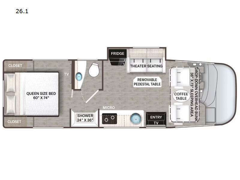 A photo of this 2025 Thor Motor Coach Axis 26.1