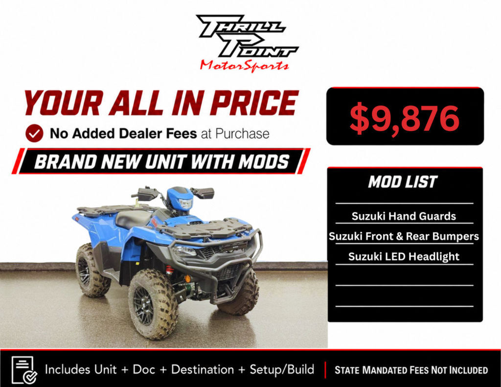2024 Suzuki KingQuad 750AXi Power Steering SE+ w/ RP in medina OH