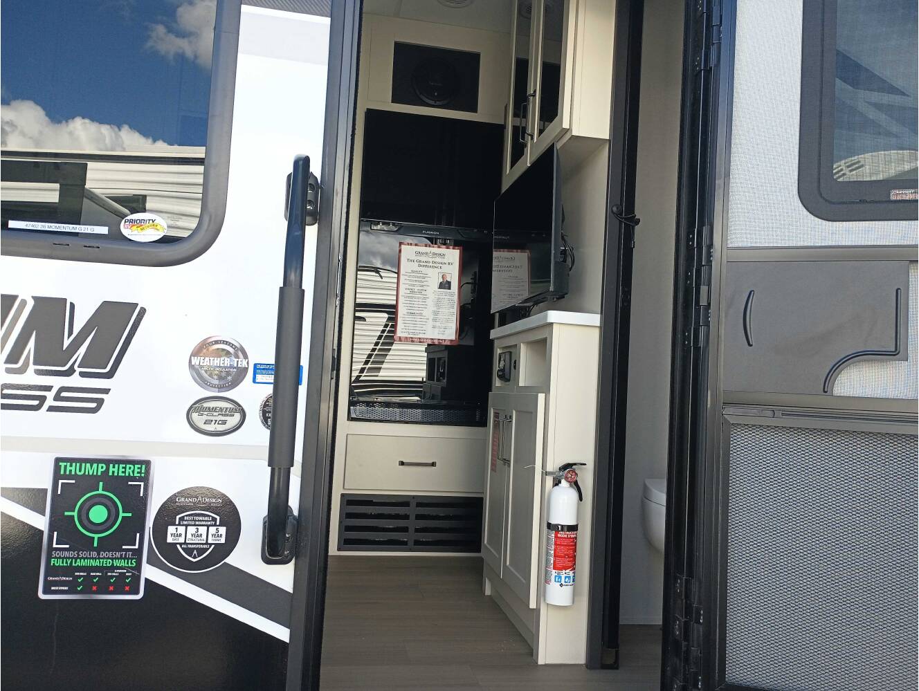 A photo of this 2026 Grand Design Momentum G-Class 21G
