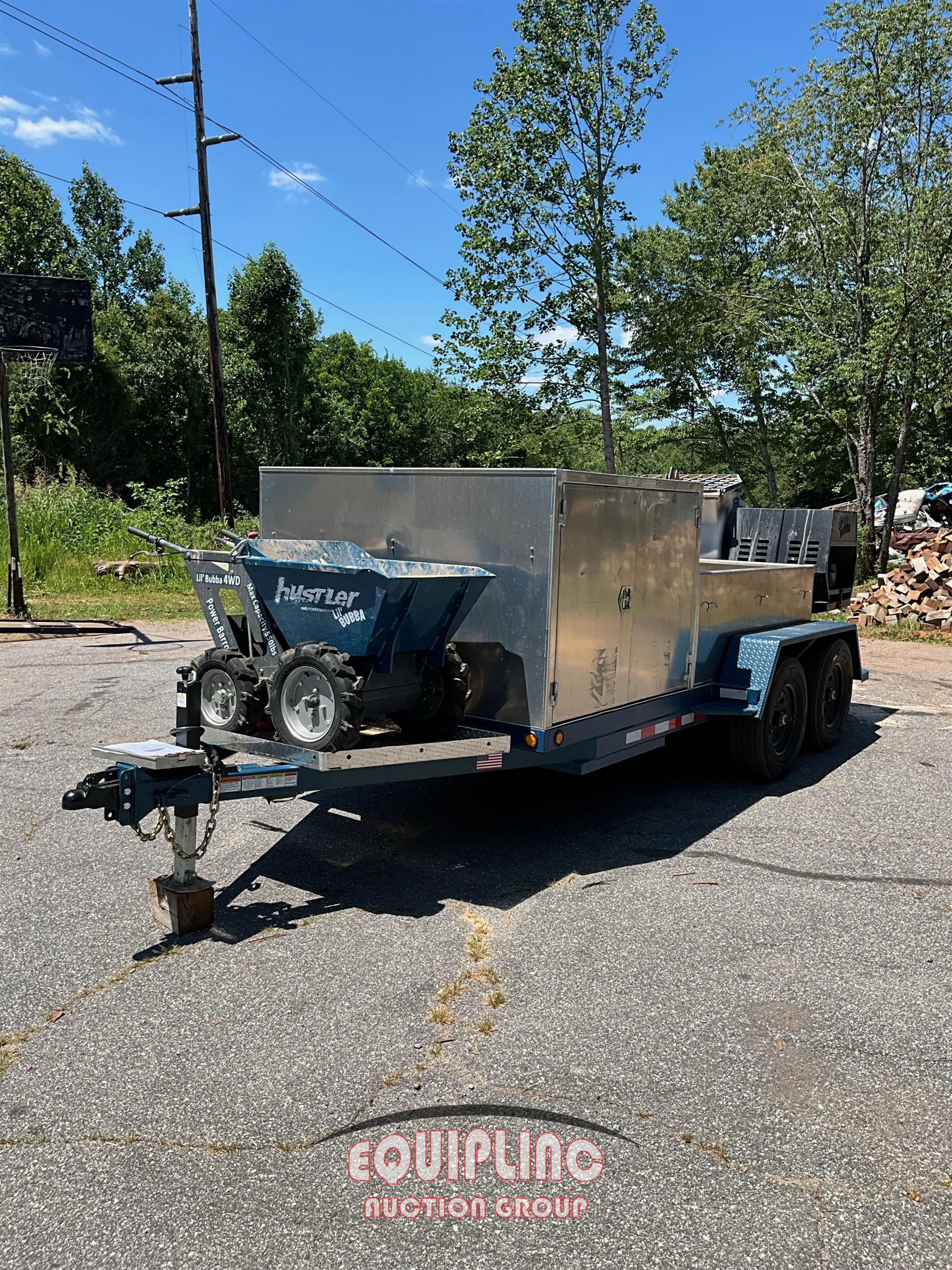 2025 TCEC 13FT T/A FLATBED CONCRETE CURB TRAILER in Harmony, NC
