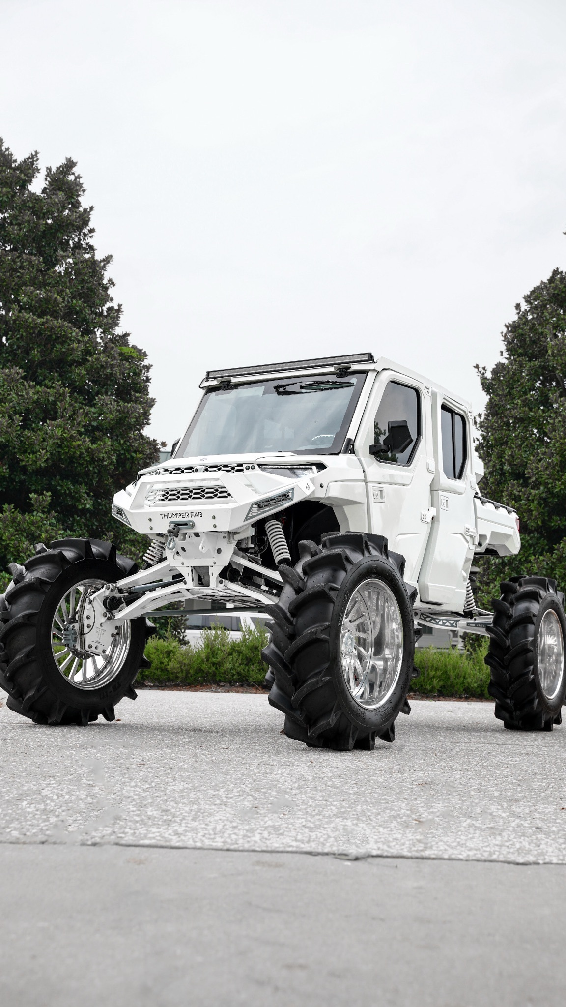 White Polaris Ranger Crew Xp 1000 Northstar Edition Four Wheelers